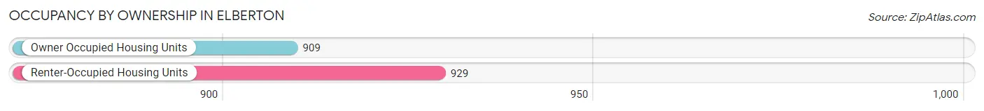 Occupancy by Ownership in Elberton