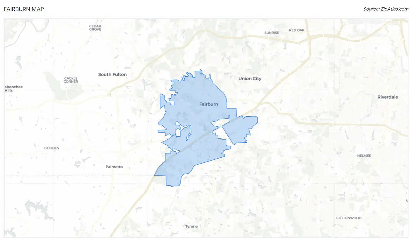 Fairburn Map