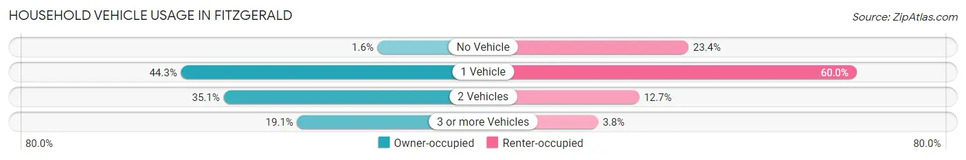 Household Vehicle Usage in Fitzgerald