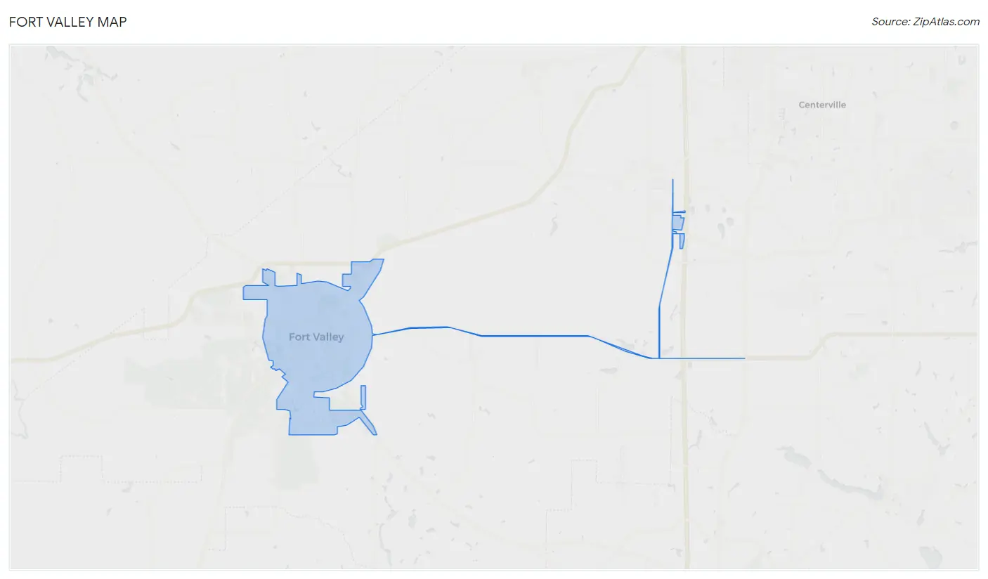 Fort Valley Map