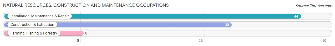 Natural Resources, Construction and Maintenance Occupations in Maysville