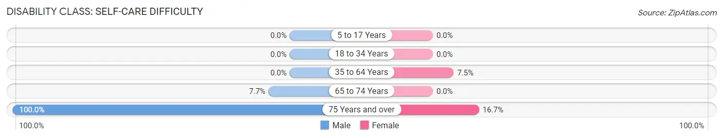 Disability in Siloam: <span>Self-Care Difficulty</span>