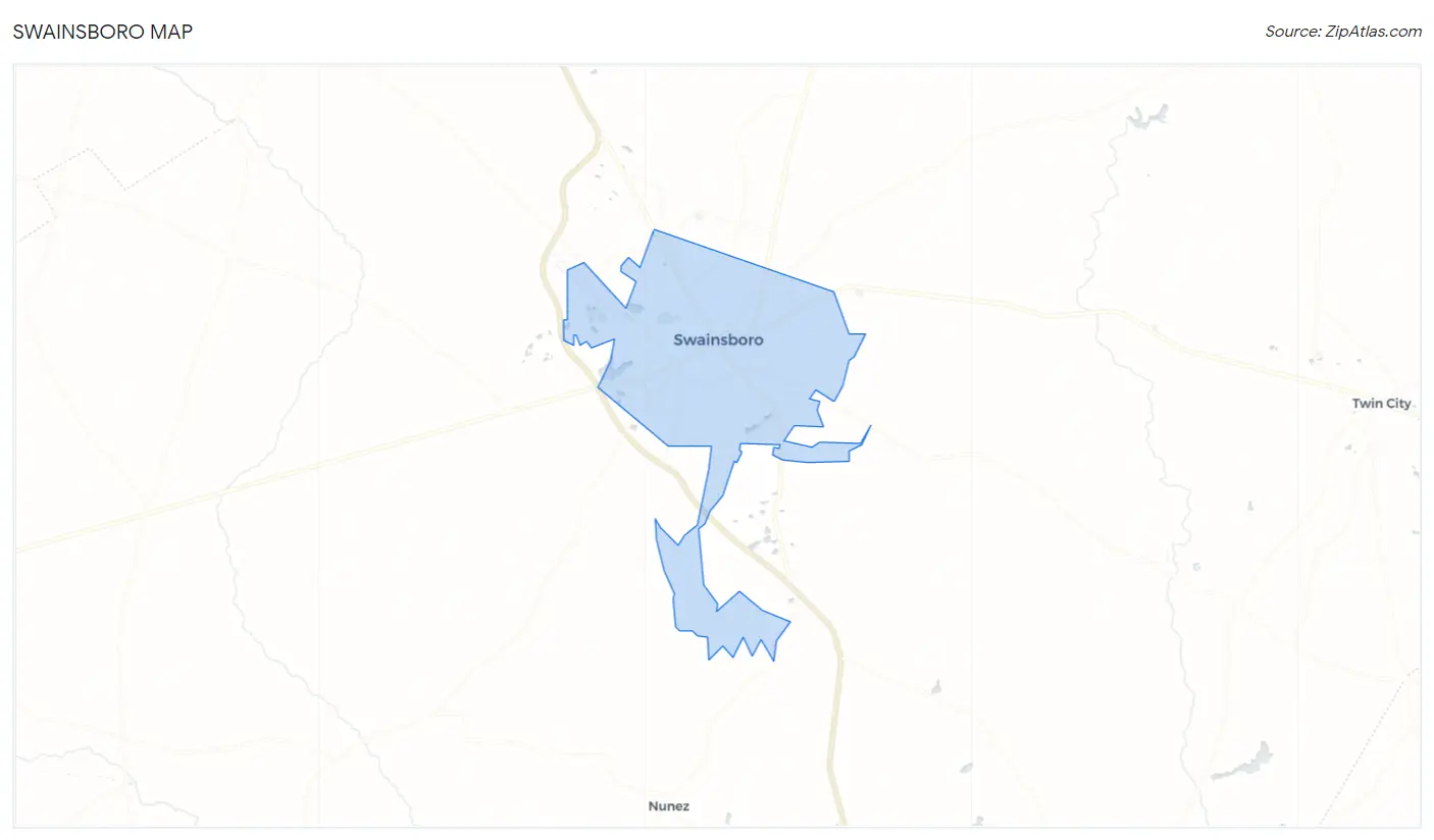 Swainsboro Map