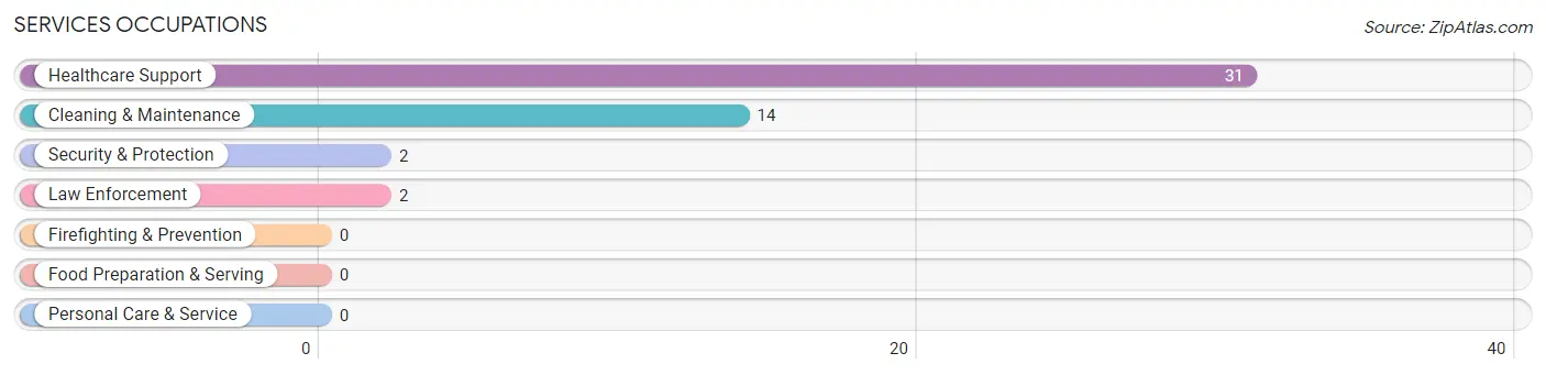 Services Occupations in Tignall