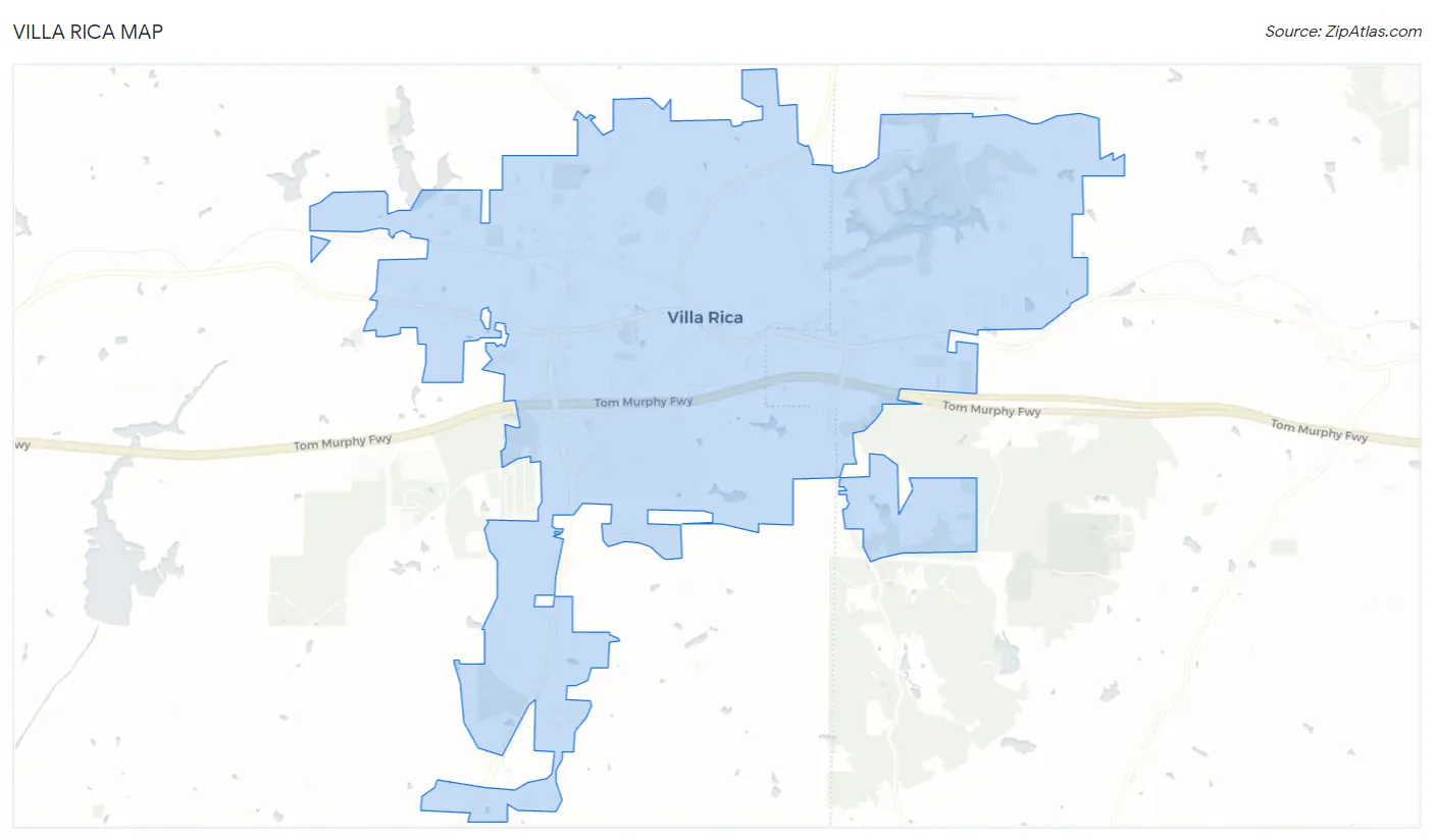 Villa Rica Map