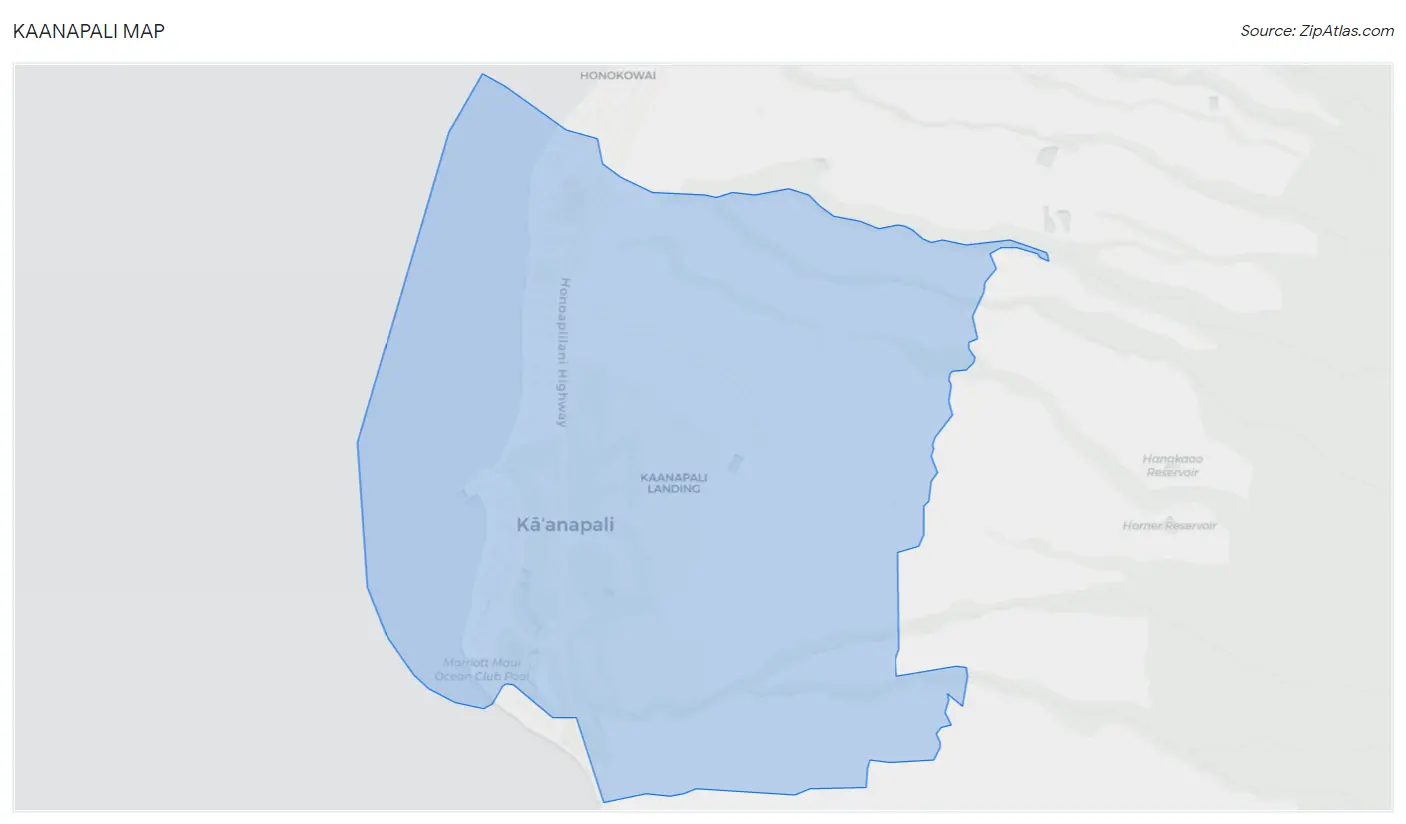 Kaanapali Map