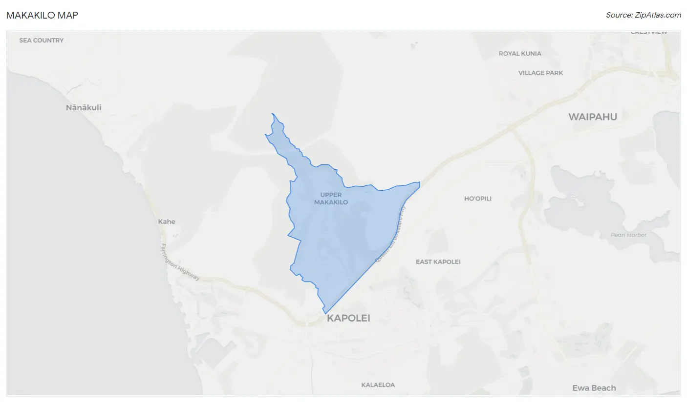 Makakilo Map