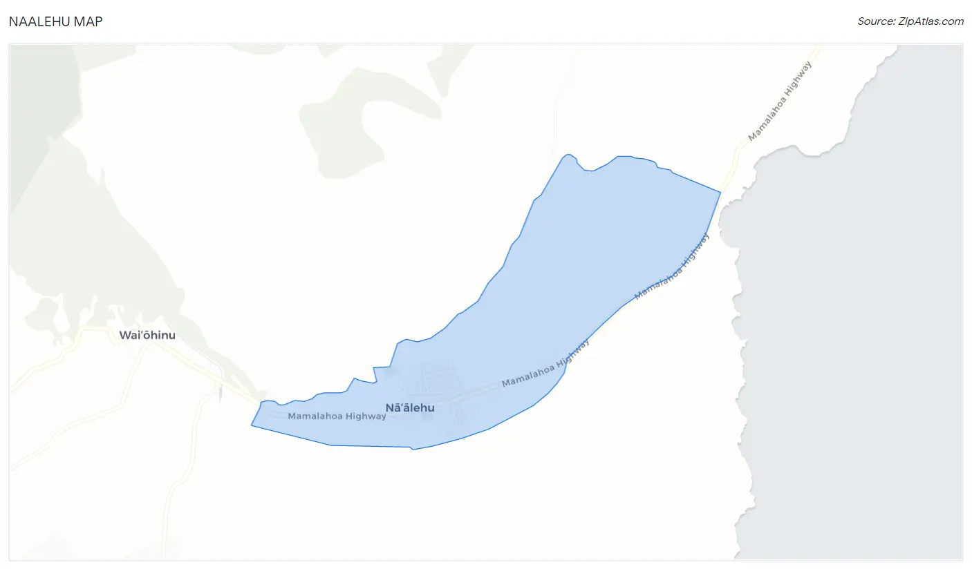 Naalehu Map