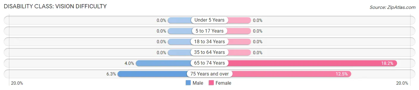 Disability in Albion: <span>Vision Difficulty</span>