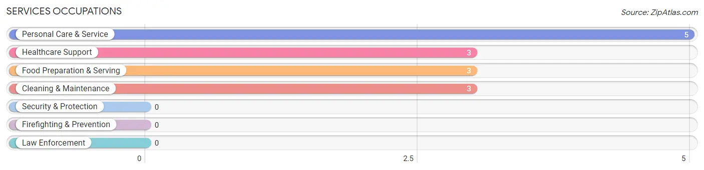 Services Occupations in Alta Vista