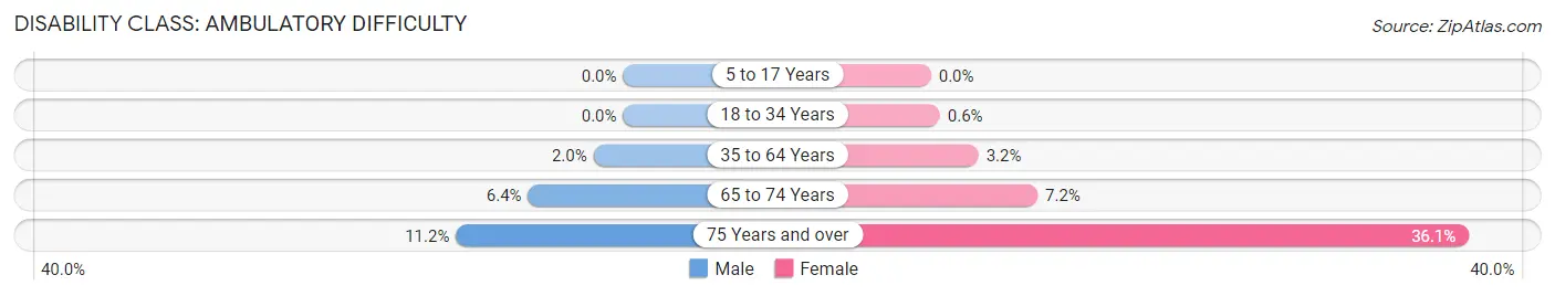 Disability in Altoona: <span>Ambulatory Difficulty</span>