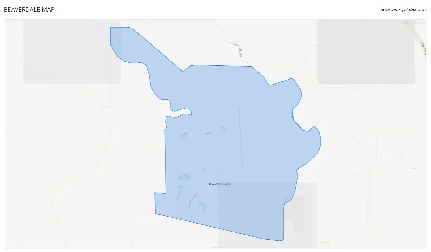 Beaverdale Map