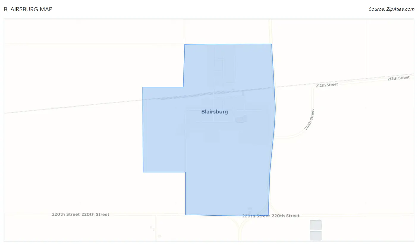 Blairsburg Map