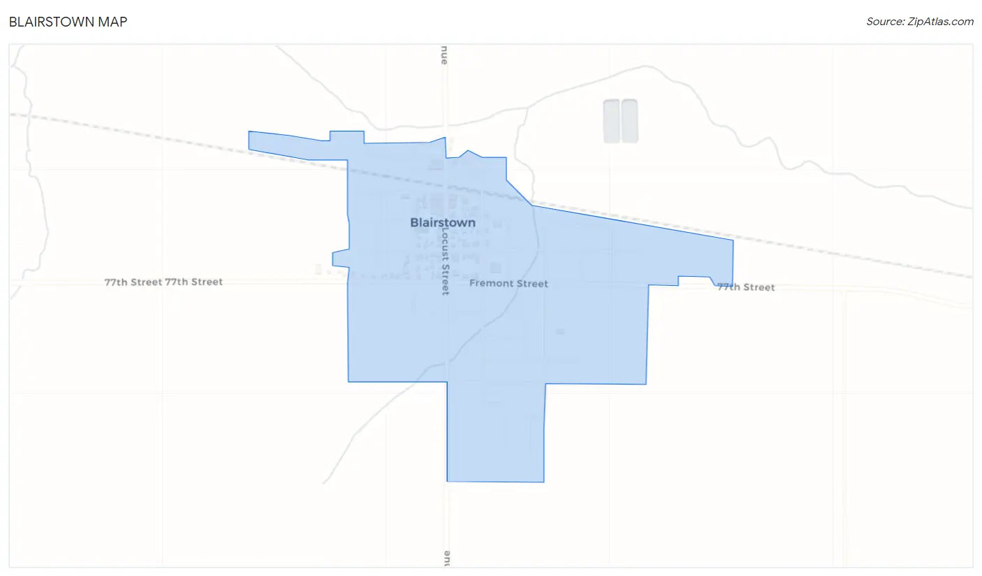 Blairstown Map
