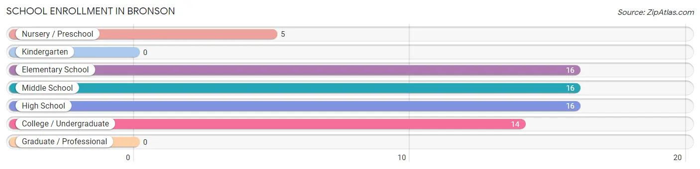 School Enrollment in Bronson