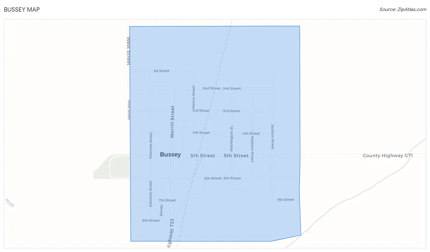 Bussey Map