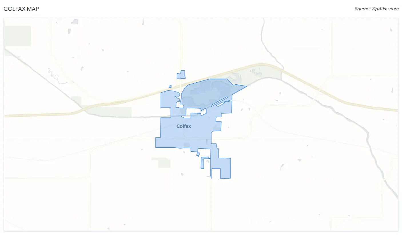 Colfax Map