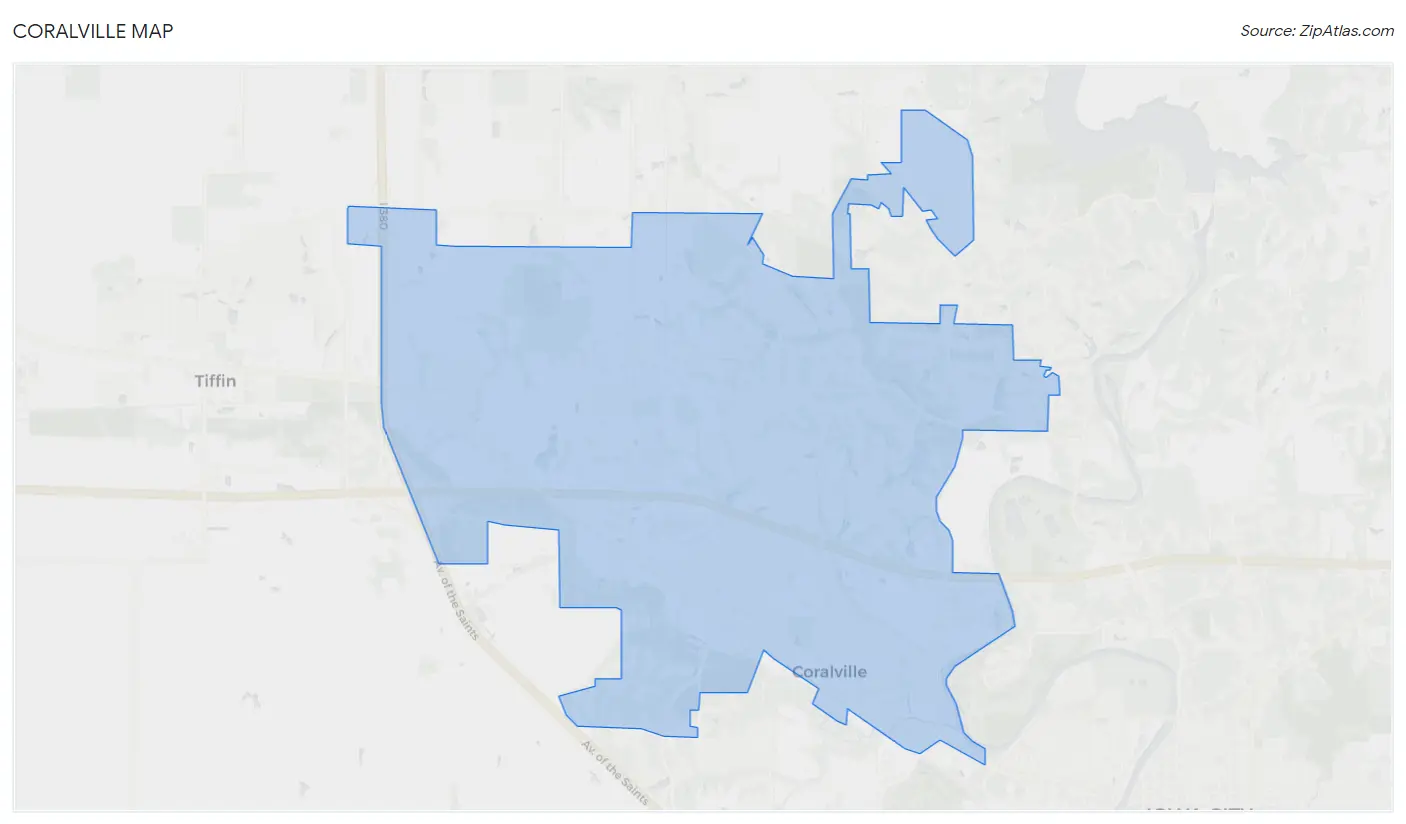 Coralville Map