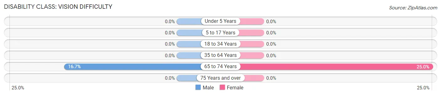 Disability in Coulter: <span>Vision Difficulty</span>