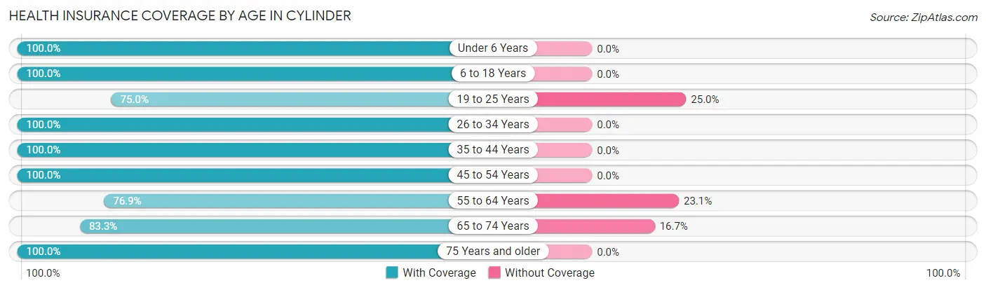 Health Insurance Coverage by Age in Cylinder