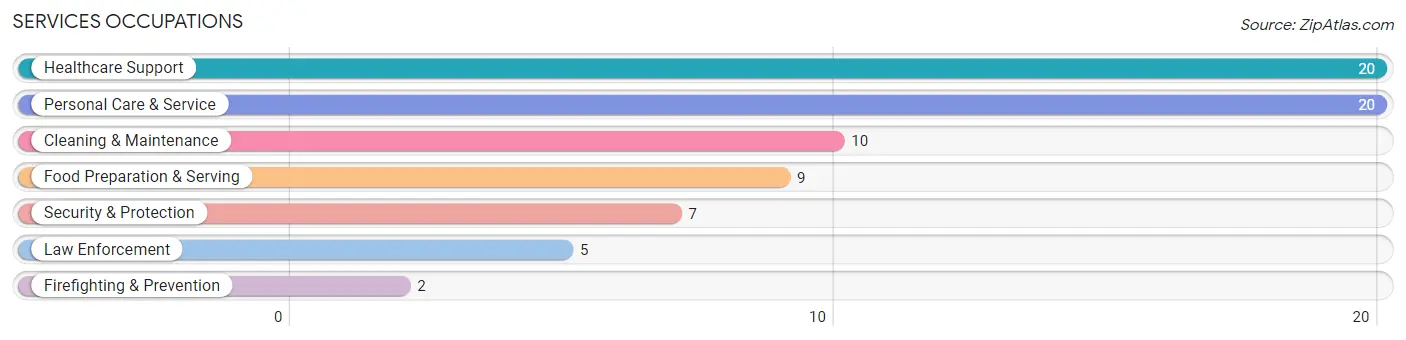 Services Occupations in Danville