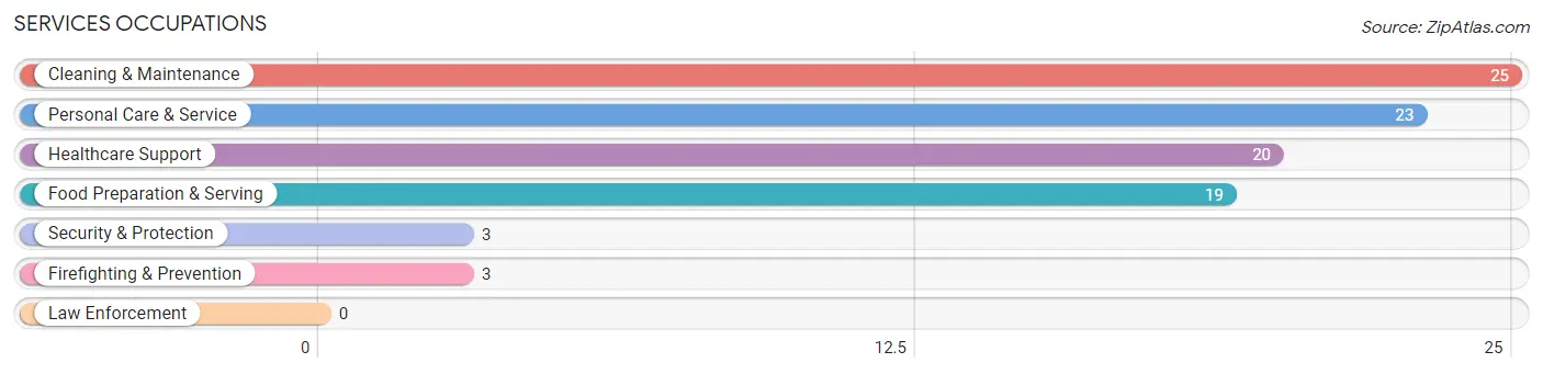 Services Occupations in Fayette