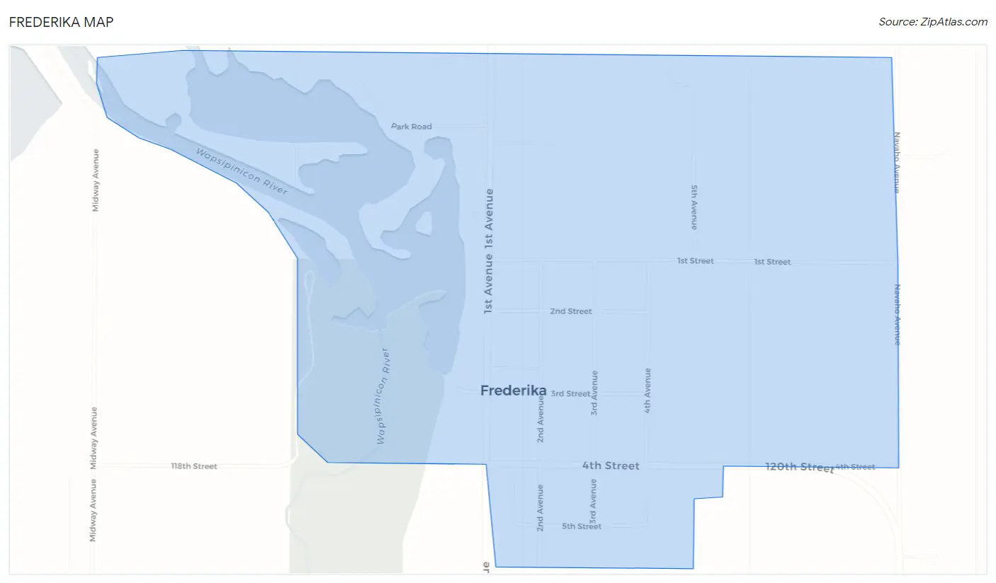 Frederika Map