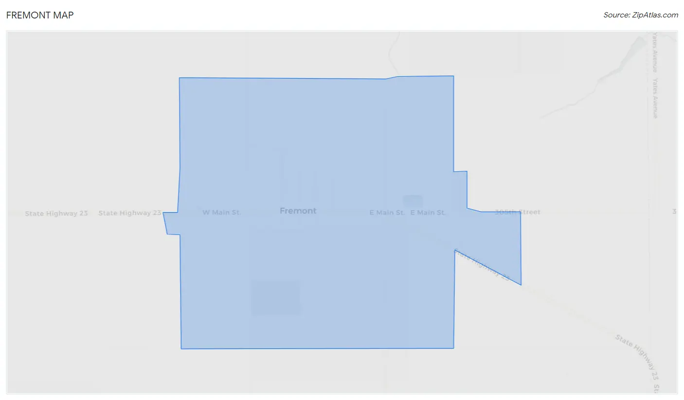 Fremont Map