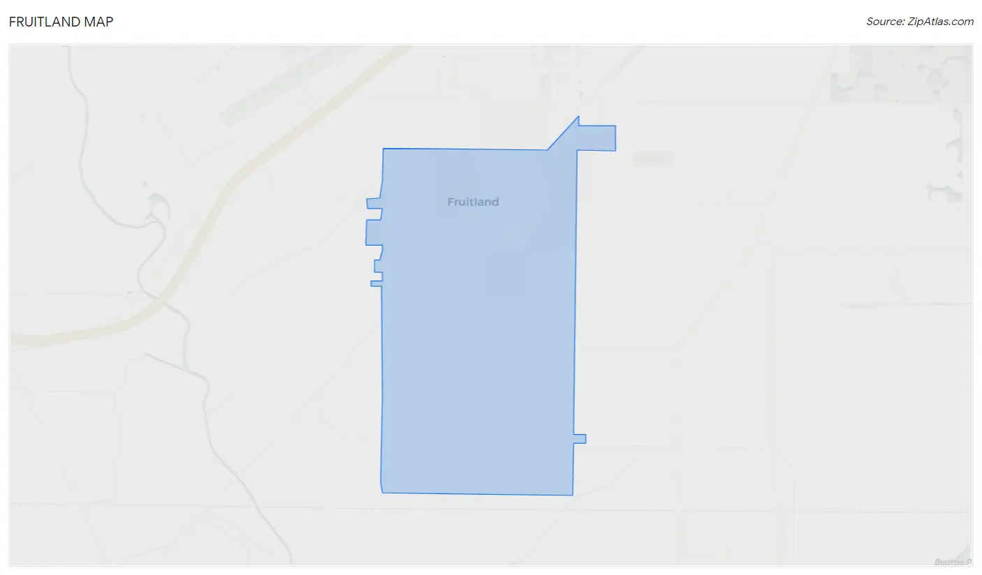 Fruitland Map