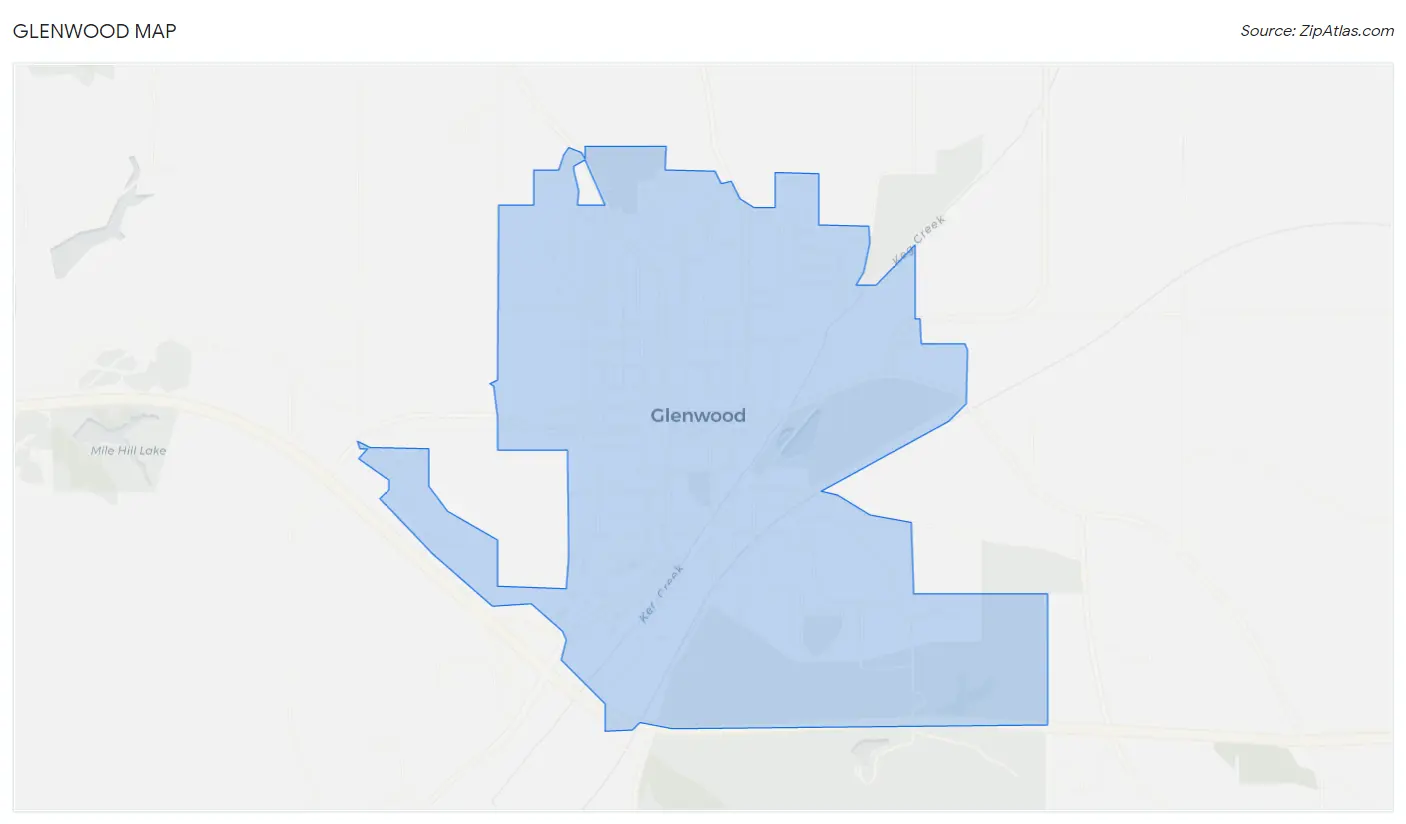 Glenwood Map