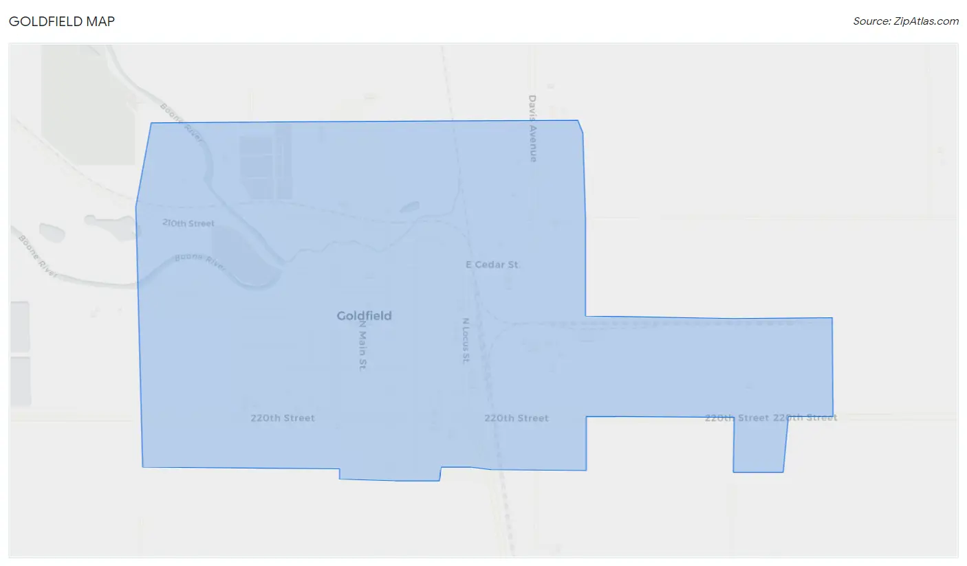 Goldfield Map