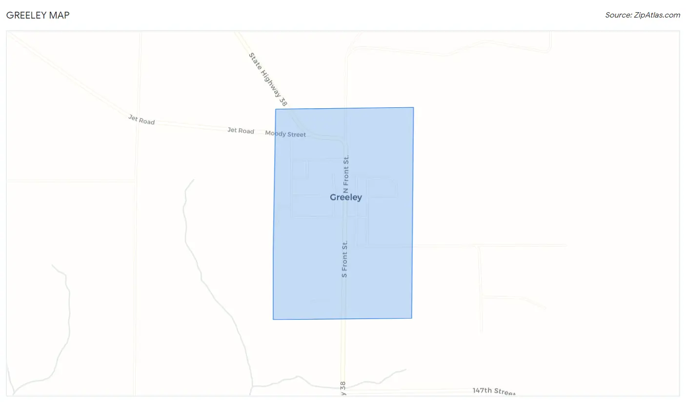 Greeley Map
