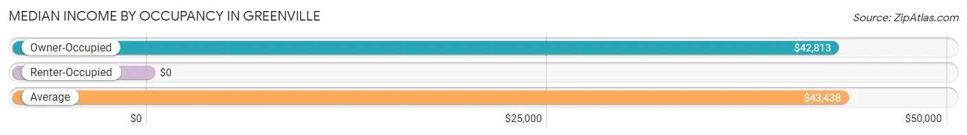 Median Income by Occupancy in Greenville