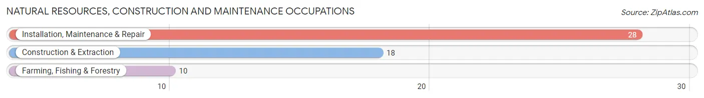 Natural Resources, Construction and Maintenance Occupations in Hubbard