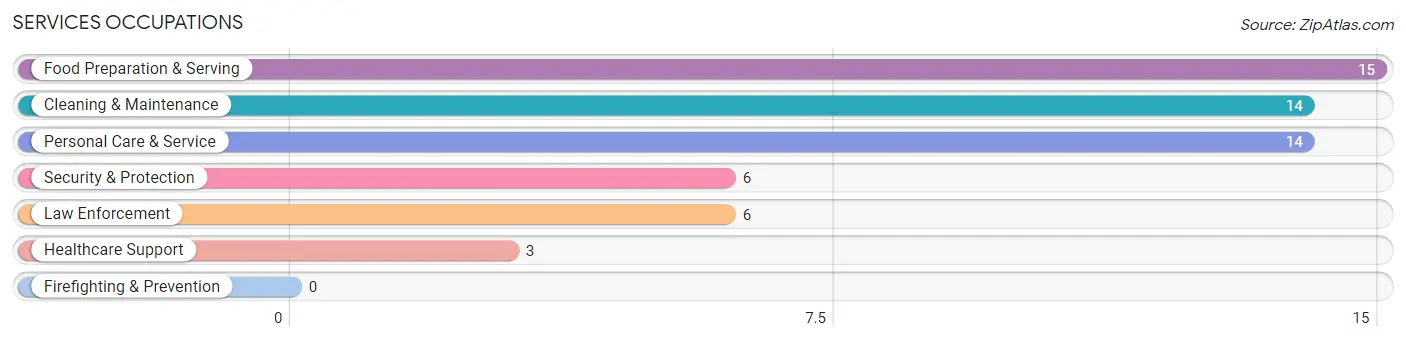 Services Occupations in Janesville