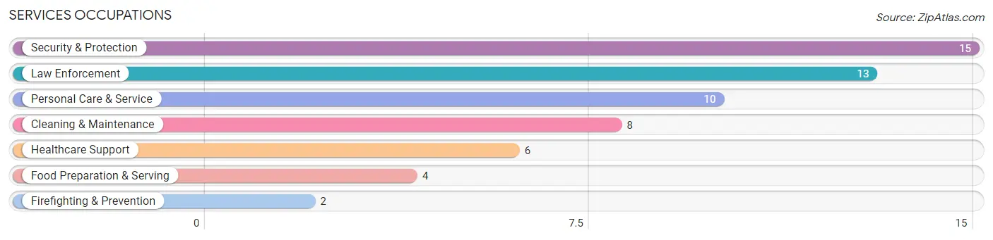 Services Occupations in Kellogg