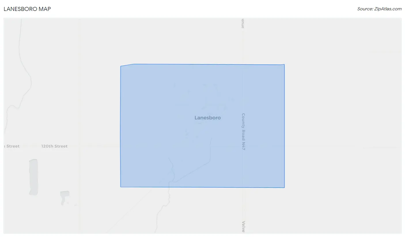 Lanesboro Map