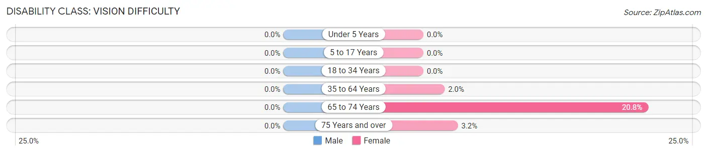 Disability in Lenox: <span>Vision Difficulty</span>