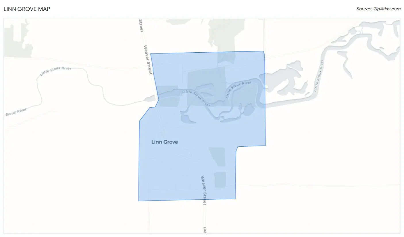 Linn Grove Map