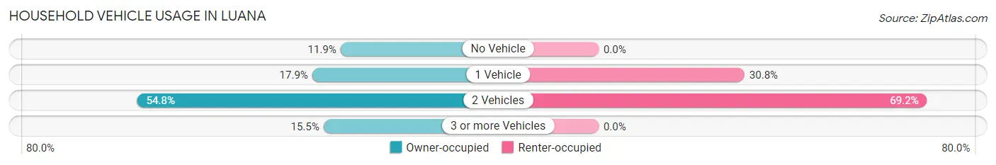 Household Vehicle Usage in Luana