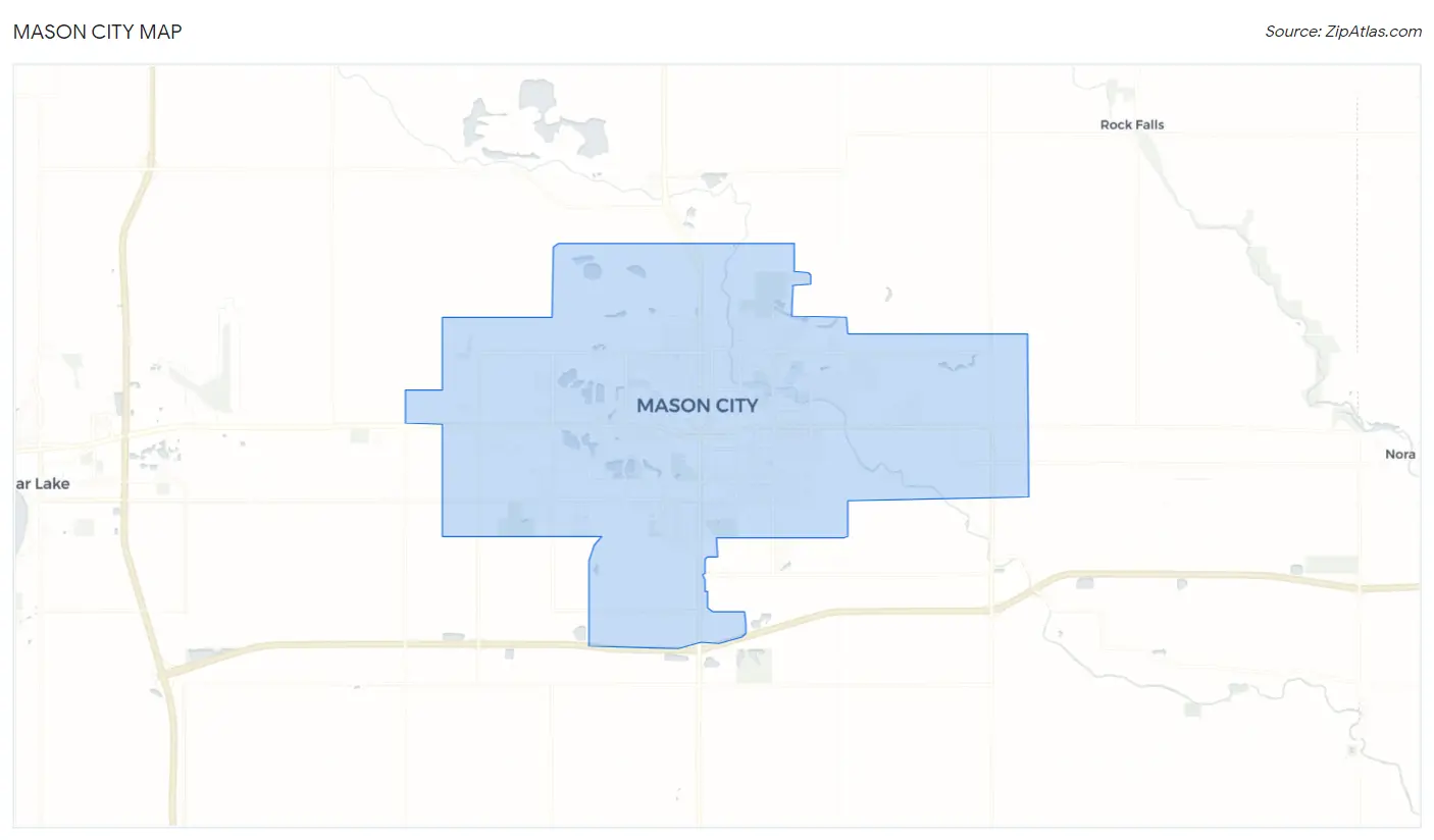 Mason City Map