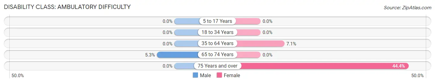 Disability in Paton: <span>Ambulatory Difficulty</span>