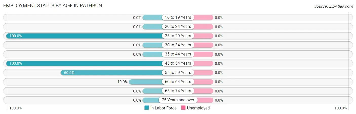 Employment Status by Age in Rathbun