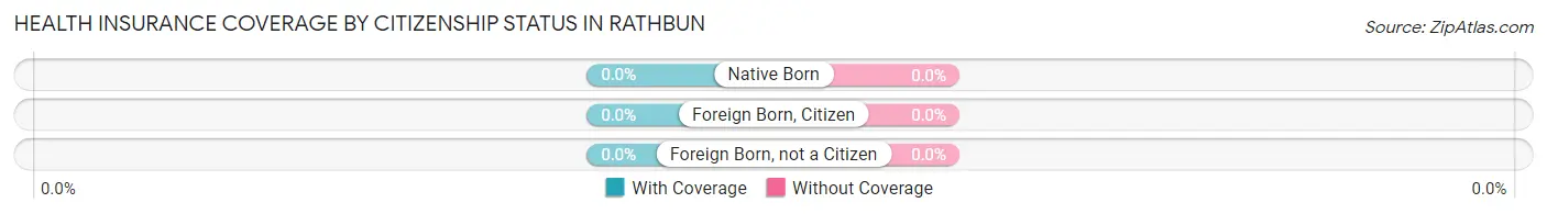 Health Insurance Coverage by Citizenship Status in Rathbun