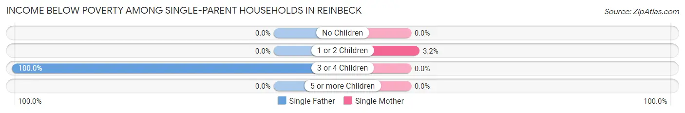 Income Below Poverty Among Single-Parent Households in Reinbeck