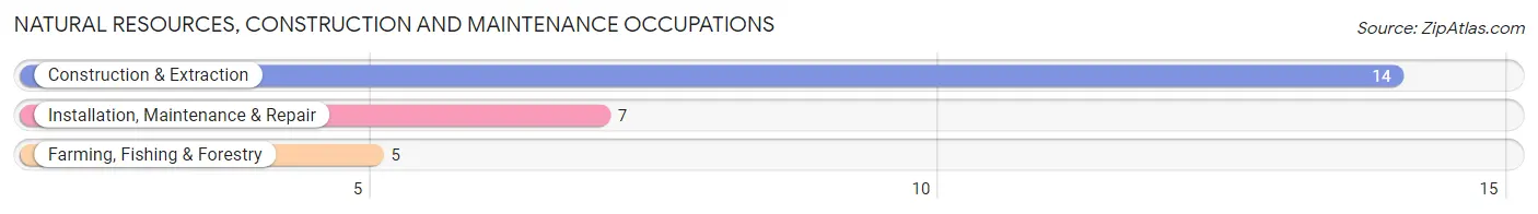 Natural Resources, Construction and Maintenance Occupations in Russell