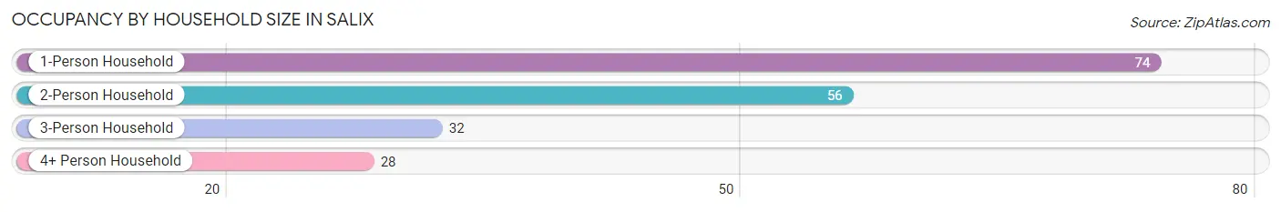 Occupancy by Household Size in Salix