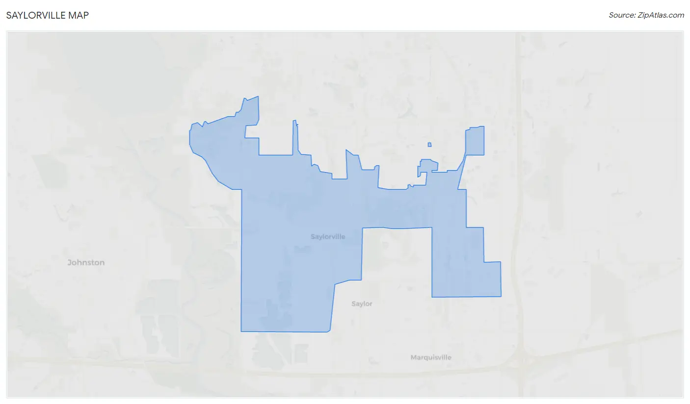 Saylorville Map