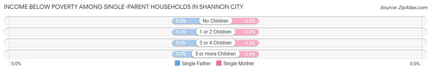 Income Below Poverty Among Single-Parent Households in Shannon City
