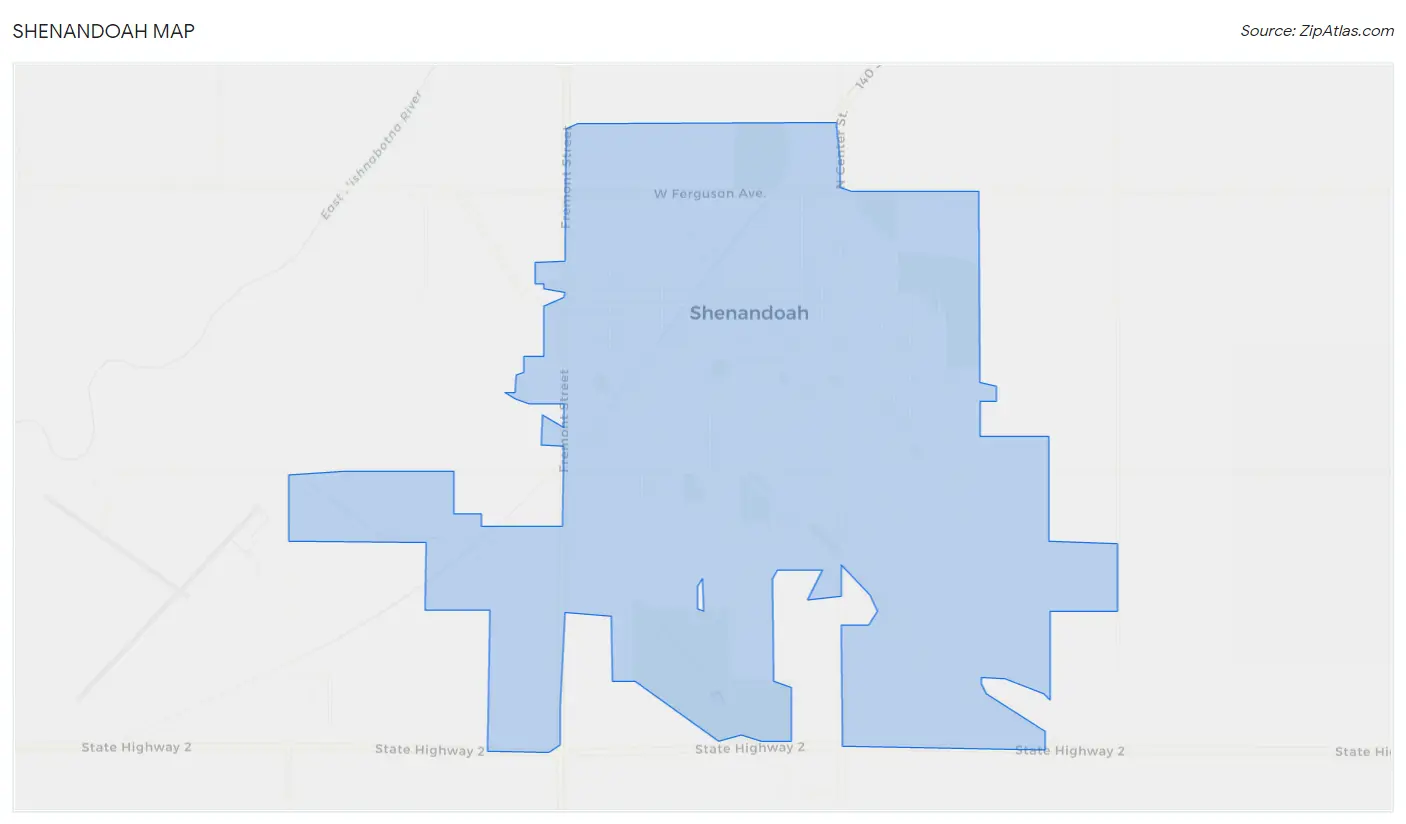 Shenandoah Map